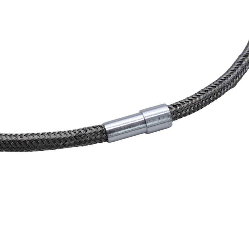 TH-350 Kickdown Cable, Stainless Steel Braided Kickdown Cable for 350 Turbo Transmission Assembly Detent Kickdown for Chevy TH350