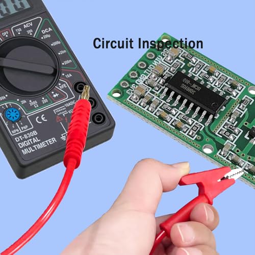 12AWG 4mm Banana Plug to Alligator Clip Test Lead Wire Cable 2PCS Alligator Clip-Banana Plug 12AWG 3.28Ft 2PCS