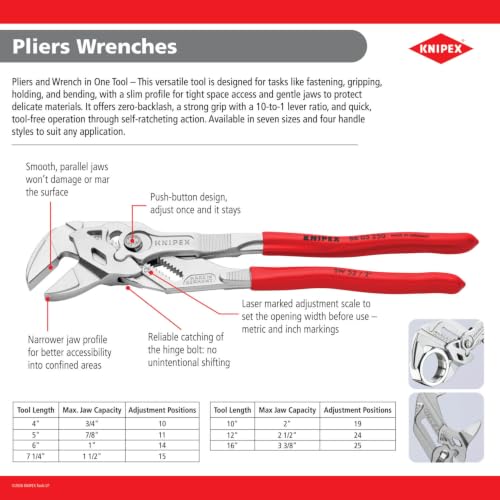 KNIPEX 86 03 150 SBA Pliers Wrench