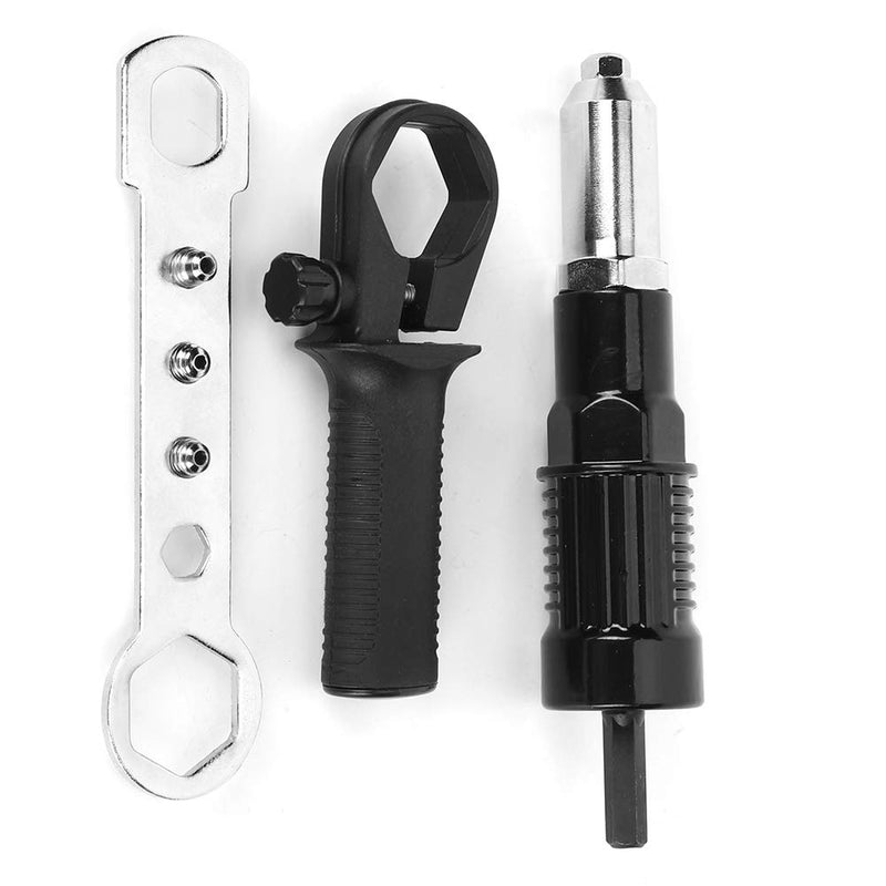 Electric Rivet Gun Adapter, Electric Rivet Gun Reconnector, Electric Handle Tool Alloy Steel Rivet Gun Adapter Mechanical Manufacture for Electrical Drill