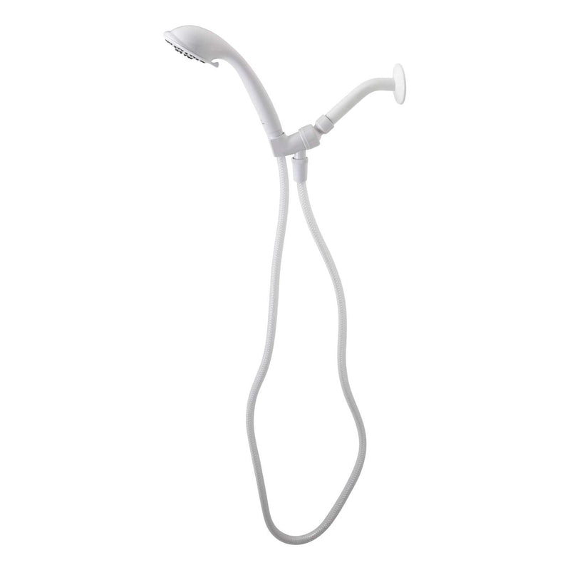 Aqua Vista 3-in. White Handheld Shower Head with 3 Spray Settings 8333510, Variable Spray Shower Head Works as Spa Shower Head and Massage Shower Head, Showerhead House Essentials for New Home