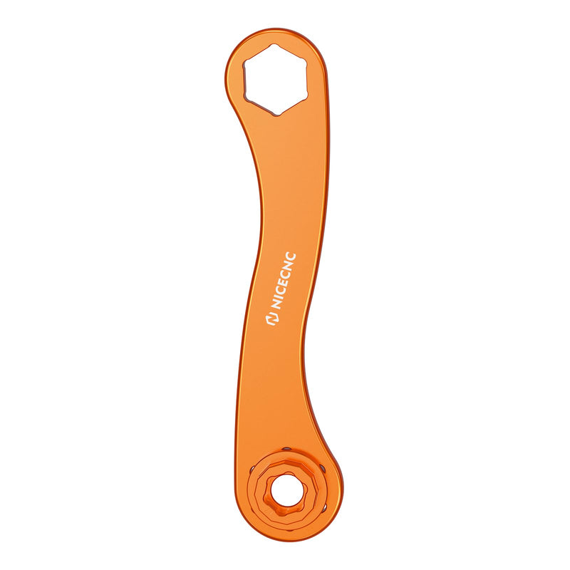 NICECNC Motorcycle Wheel Removal Tool 17X27X32mm Axle Wrench Spanner Compatible with KTM 125-1290 EXC EXCF XC XCW XCF SX SXF Adventure DUKE LC4 SUPERMOTO 1998-2022,See fitment Orange
