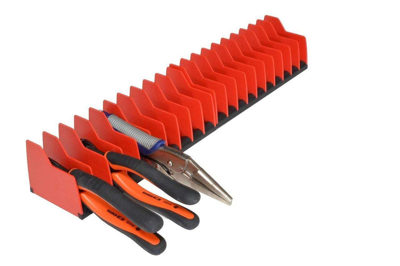 Pliers Organizer Plier Pro – Non-Slip Rubber Base – Fuel & Solvent Resistant – Durable & Long-Lasting Tool Storage Box Rack – 10 Tools Plier Organizer – Made in USA | P8248 (2 Pack) 2