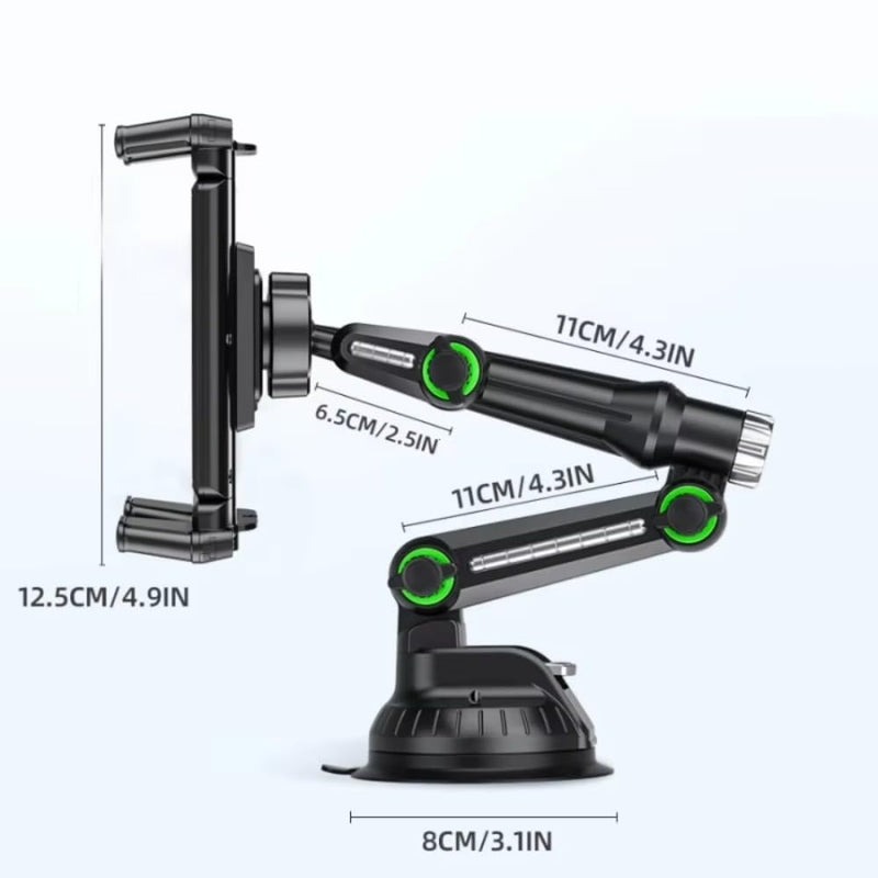 Car Universal Tablet Holder Suction Cup Mount for iPad pro Air4-13'' Xiaomi Tablet SUV Truck Vehicle Lift Windshield Window (Black) Black