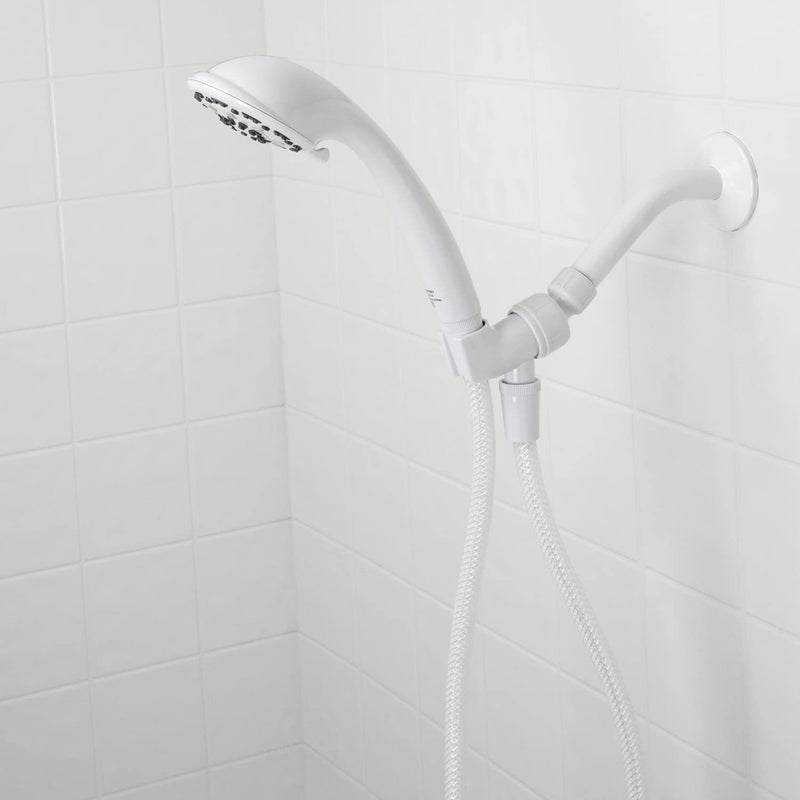 Aqua Vista 3-in. White Handheld Shower Head with 3 Spray Settings 8333510, Variable Spray Shower Head Works as Spa Shower Head and Massage Shower Head, Showerhead House Essentials for New Home