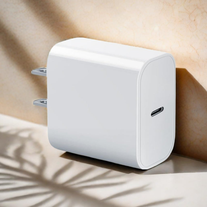 USB-C Charger Block 20w Compatible with Apple Watch Block, iWatch Series Ultra/9/8/7/6/SE/SE2/5/4/3,gvmkwejk Type-C PD Fast Charging USBC Power Adapter,1-Pack White