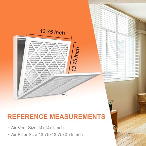 14x14x1 Air Filter 4 Pack MERV 8 14x14x1 4-Pack