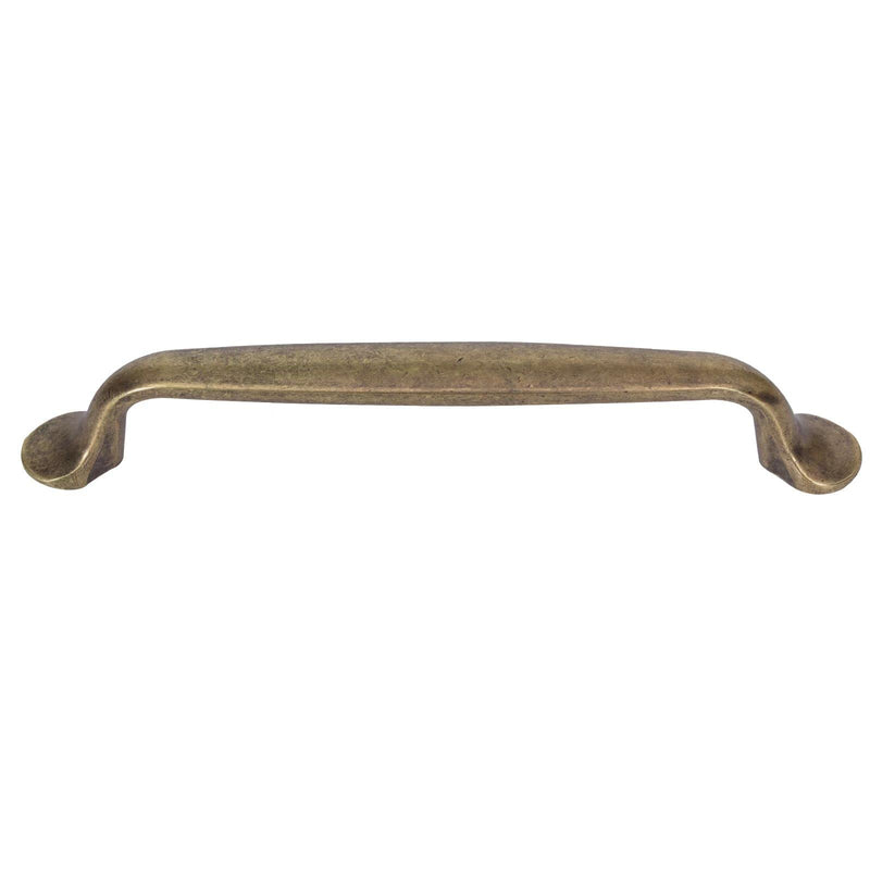khtumeware Antique Brass Cabinet Pulls,10 Pack 5 inch Kitchen Cabinet pulls Vintage Cabinet Handles. 5" Hole Center 10 Pack
