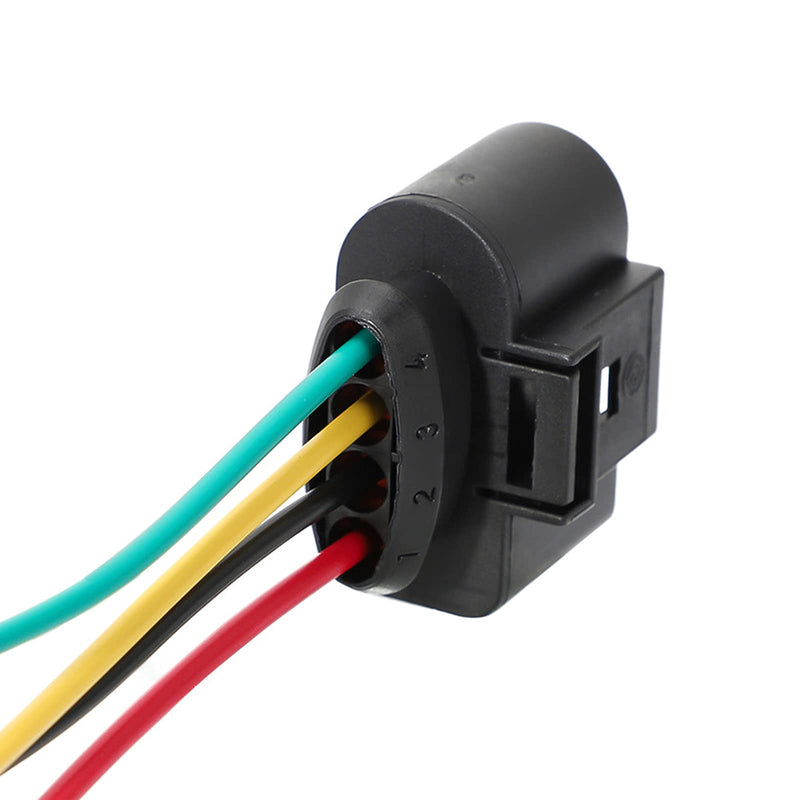 Vw Ignition Coil Connector Plug Harness Compatible with Volkswagen Vw Passat Audi A4 1.8T, 2.0T, 2.5L, 3.2L, 4.2L 4 Pack Vw Ignition Coil Harness 16pcs Heat Shrink Butt Connectors