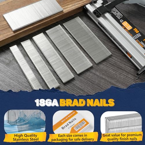 18 Gauge Brad Nails (2.0" 1000 PCS) 2.0" PCS