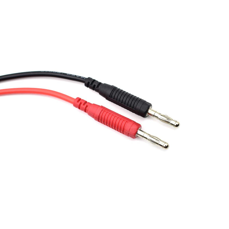 2Pcs 4mm Banana Plug to Alligator Clip Test Lead Wire Cable Set 14AWG for Multimeter Oscilloscope 6 Feet 6Ft 2