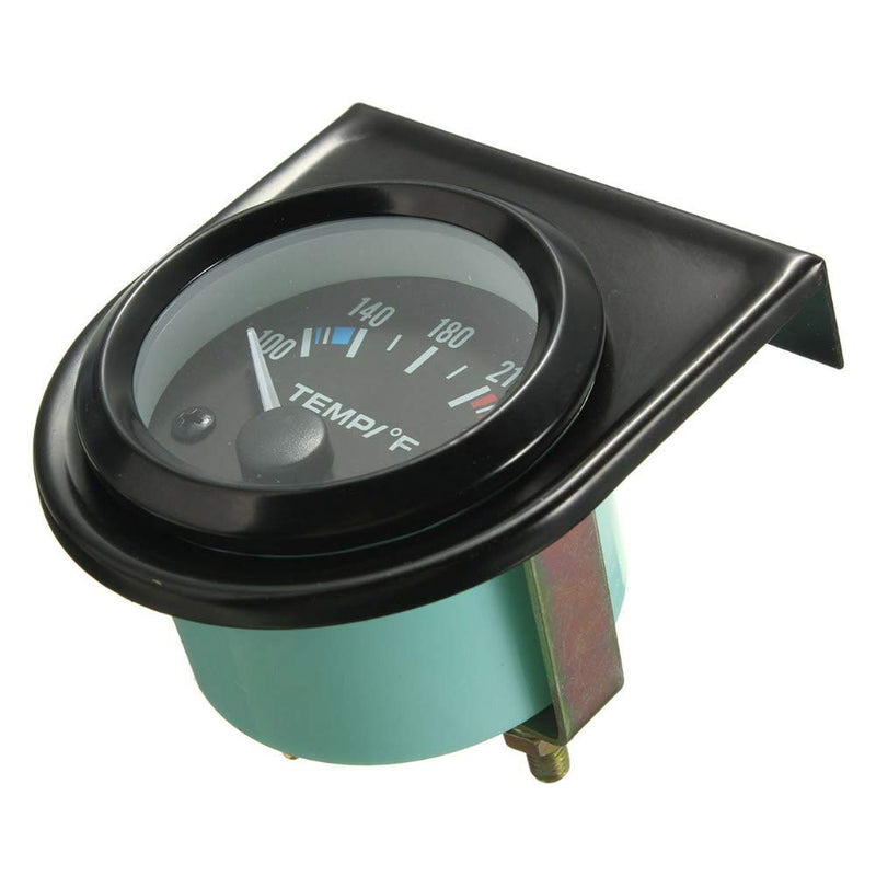  [AUSTRALIA] - ESUPPORT Universal Car 2" 52mm Pointer Water Temp Temperautre Gauge Meter Fahrenheit White LED Light Indicator Display Electrical Water Temp Fahrenheit