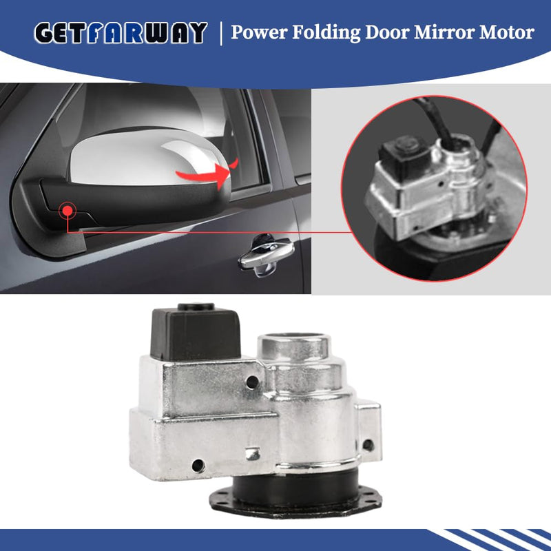 Power Folding Door Mirror Motor 20756891 GM0817558 Compatible with Chevrolet Silverado Suburban Tahoe/GMC Sierra Yukon/Cadillac Escalade 2007-2013 Left Driver or Right Passenger Side