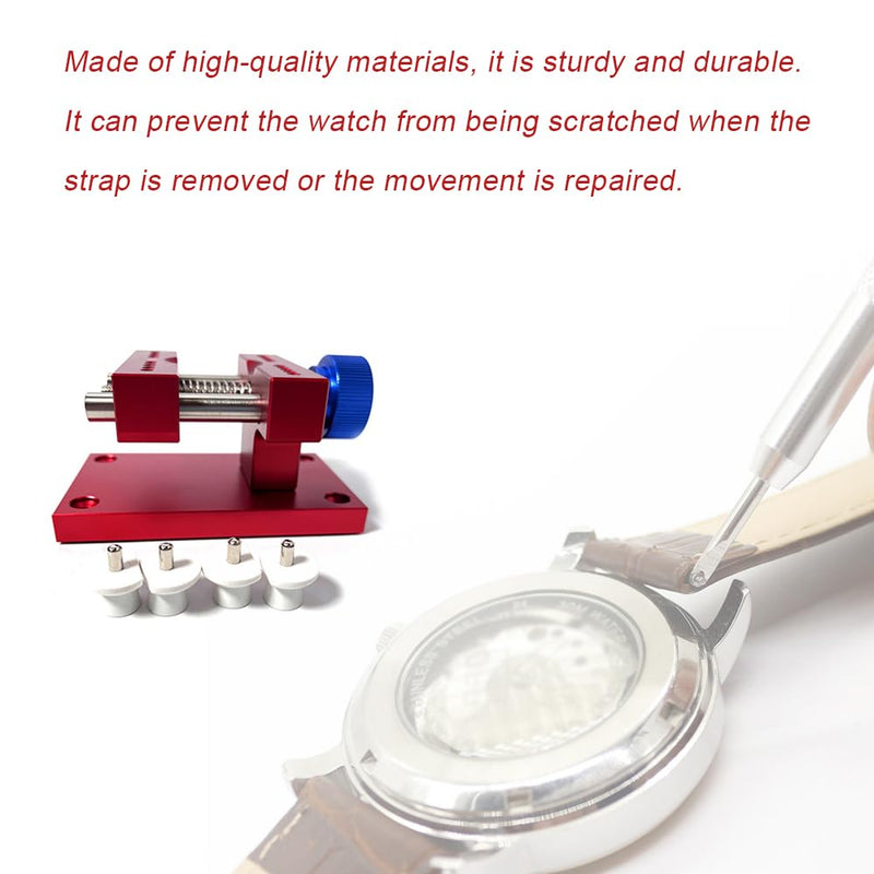 Adjustable Watch Case Holder, Replacement for Professional Watch Repair Tools, Fits 80mm Watch Back Covers, Watchmaker Tool for Movement and Strap Removal