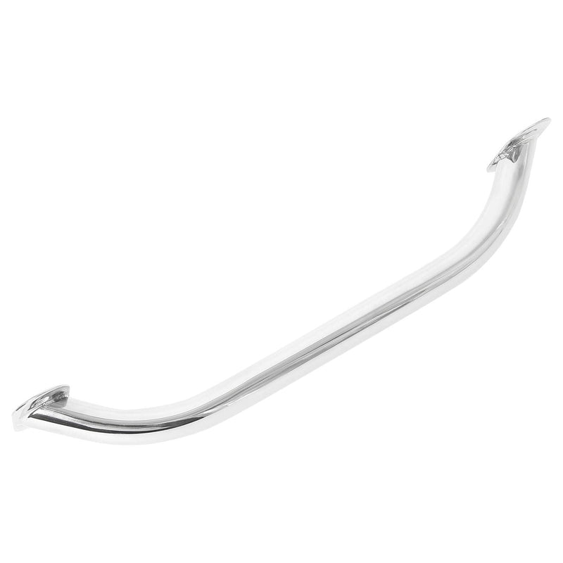 NovelBee 2pcs Stainless Steel Polish Boat Grab Handle Oval Handrail (Overall Length:17.3")