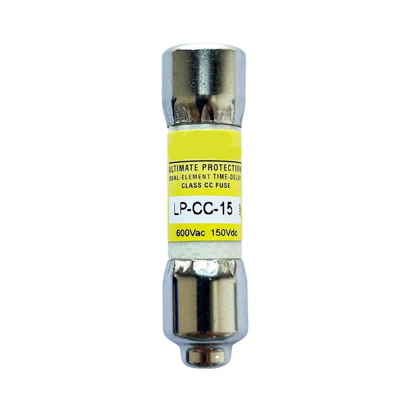10-Pack New LP-CC-15 LP-CC-15A LP-CC 15A 600Vac Class CC Time Delay Fuse,LP-CC-15 Class CC Cartridge Fuses