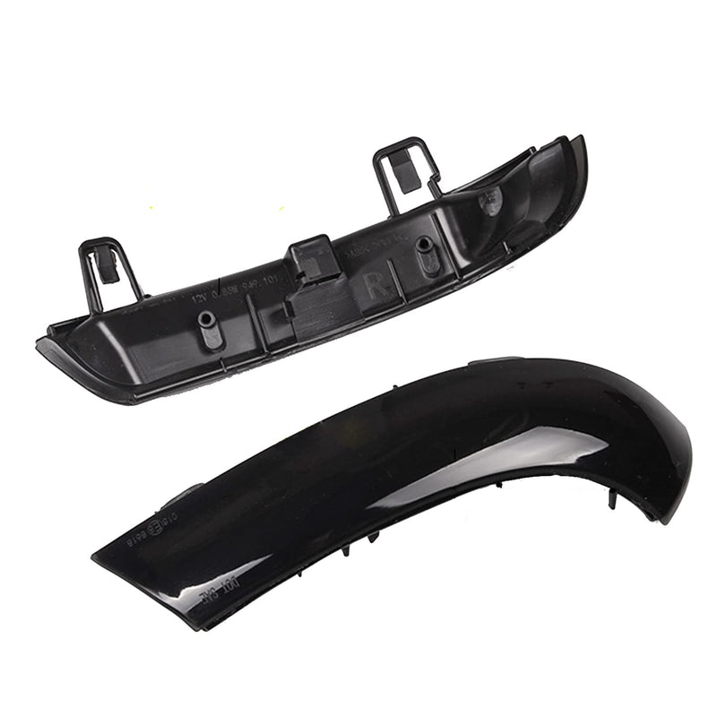 Sequential LED Side Mirror Lights Turn Signal Smoked Lens Compatible with VW Golf 5 EOS GTI Jetta MK5 Passat B5.5 B6 R36 Sharan Skoda Superb B5,Amber Amber Sequential (VW Golf 5 GTI Jetta MK5)
