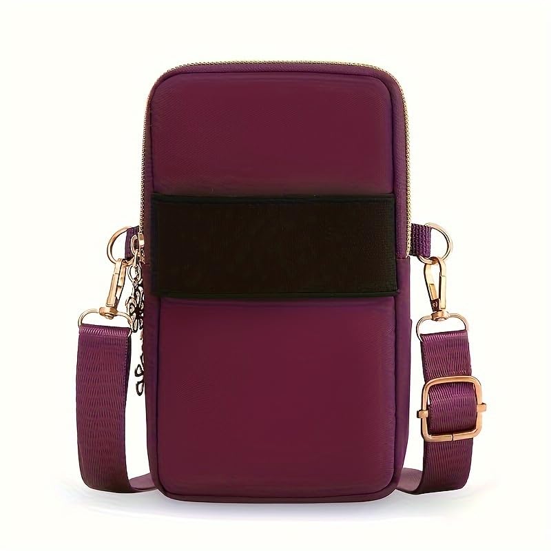 Small Crossbody Bag, Purse for Women Fits Up To 6.7 Inch Phones, for Keys Coins Cards Cosmetics Red