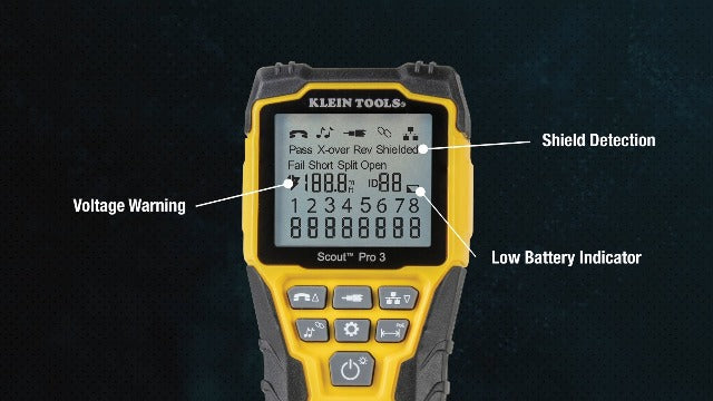 Klein Tools VDV501-218 Cable Tester Remote, Test + Map Remote #8 for Klein Tools Scout Pro Series Testers Replacement Remote #8