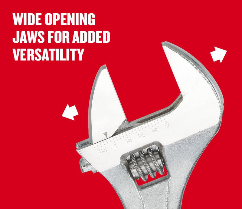CRAFTSMAN Adjustable Wrench Set, 3-Piece All Steel, Metirc and SAE Scale (CMMT12001) Adjustable (Pack of 1)