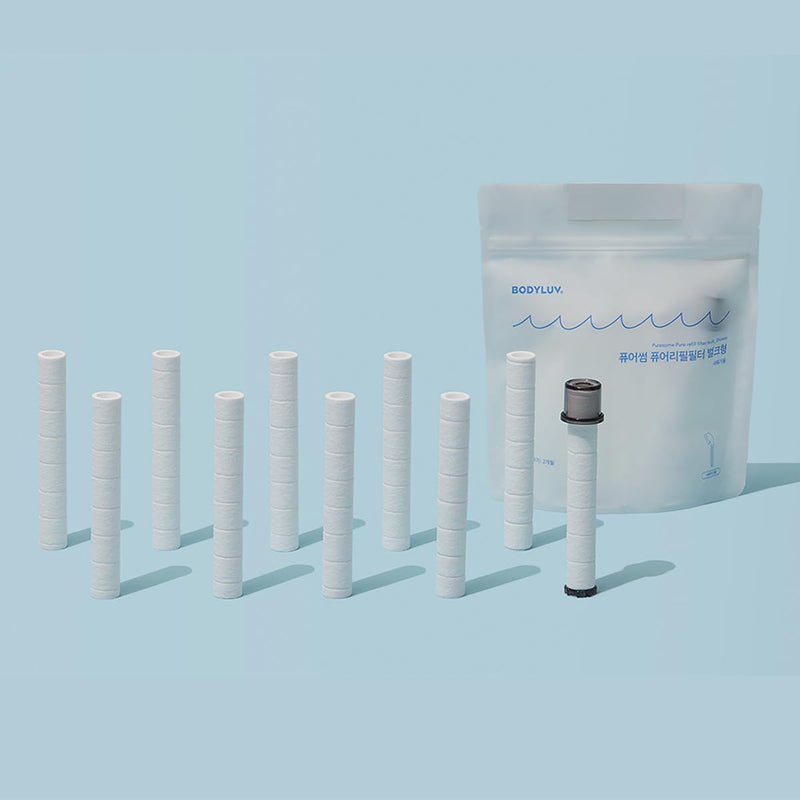 BODYLUV Pure Filter - Replacement Cartridge for Shower Head (10EA, 10, Count) 10EA 10.0