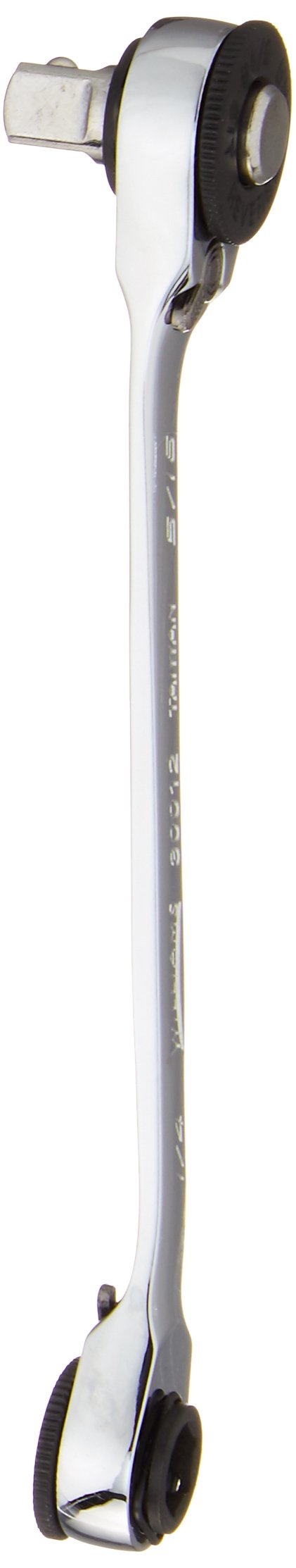 Williams 1/4" Drive Specialty Square & Hex Drive Ratchet, Compact and Versatile Tool Designed to Drive Sockets and Hex Bits with Precision, Ideal for Tight Spaces