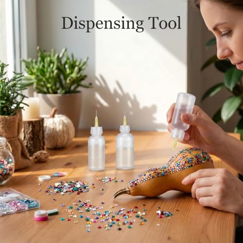 6Pcs Precision Glue Applicator, Glue Bottles Squeeze Bottle