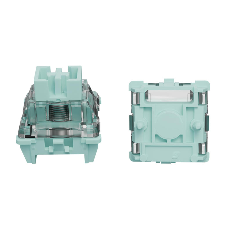 GATERON Magnetic Jade Gaming Keyboard Switches, HiFi Sound Wall Stem Linear Factory Pre-lubed Permanent Magnet Freely Setting Pre-Travel Key Switches for Magnetic Gaming Keyboard(70PCS) 70
