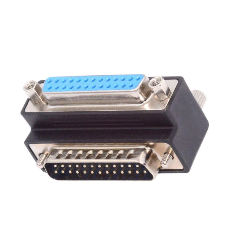 chenyang RS232 DB25Pin Serial Port 90 Degree Down Angled Connector Parallel LPT AES/EBU Adapter