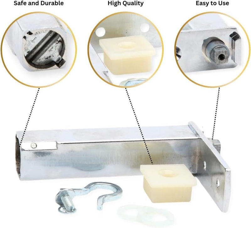 Nibras New True Top Door Hinge Cartridge Fits Both 870837 (Right) & 870838 (Left) Side, Top Left Door Hinge kit, Refrigerator Door Hinges, Heavy Duty Hinges - 2 Pack