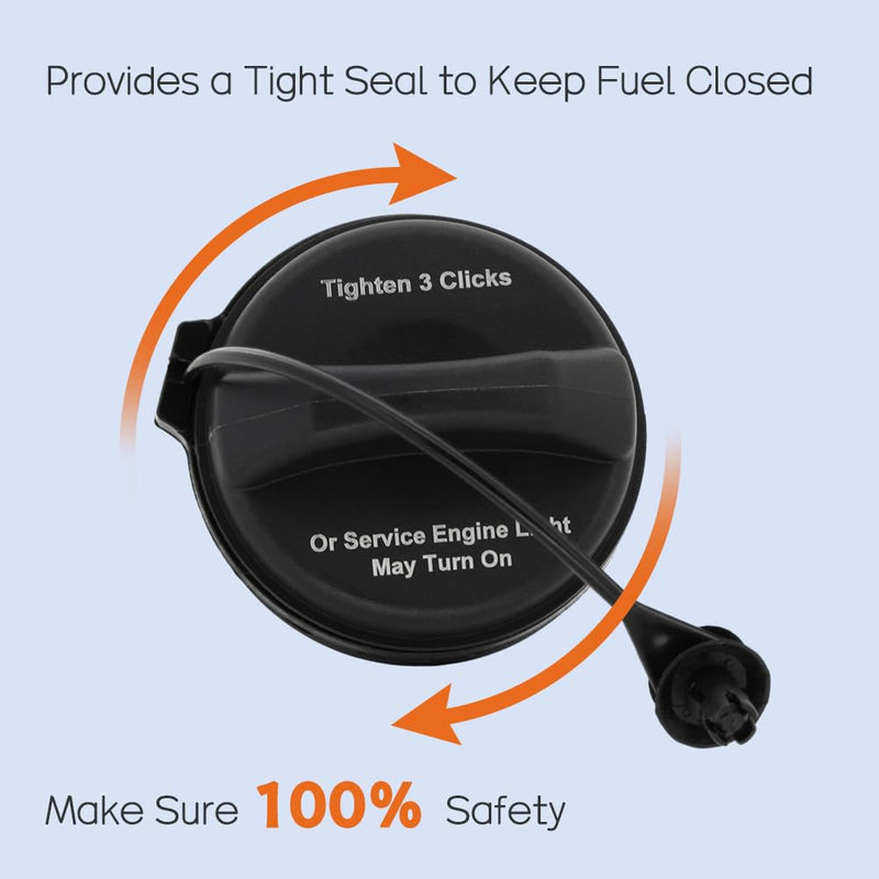 Fuel Tank Cap Gas Cap Compatible with Chevy Aveo Cobalt Colorado Malibu Impala Express,GMC Canyon Envoy Savana, Pontiac Grand Prix Buick LaCrosse Lucerne,Cadillac DTS CTS STS Replaces ‎95995094 95995094
