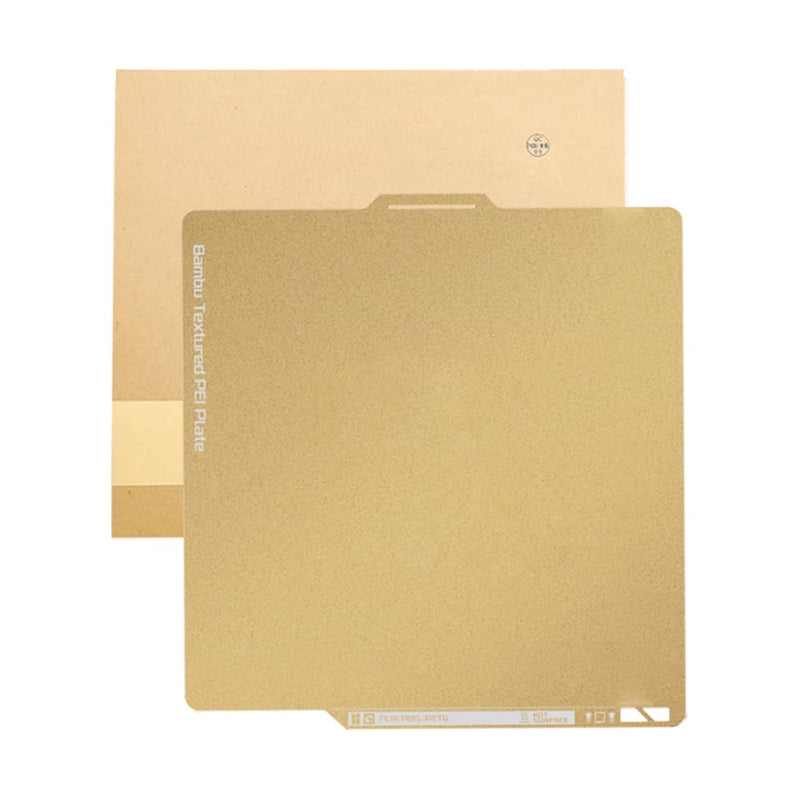 Bamboo Original Textured PEI Build Plate Double Sides Spring Steel Platform for Bambulab 3D Printer P1/P1P/P1S/X1/X1C/A1