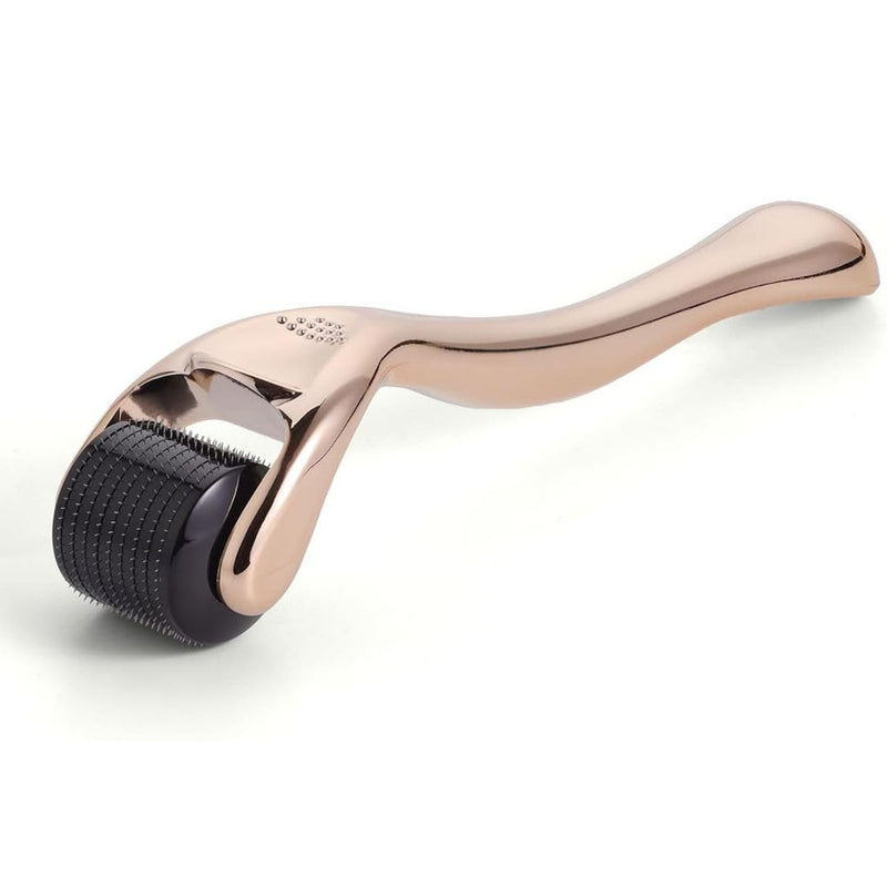 Derma Roller for Skin, Hair & Beard – Women and Men Titanium Microneedling Roller for Face & Scalp, Safe & Easy to Use