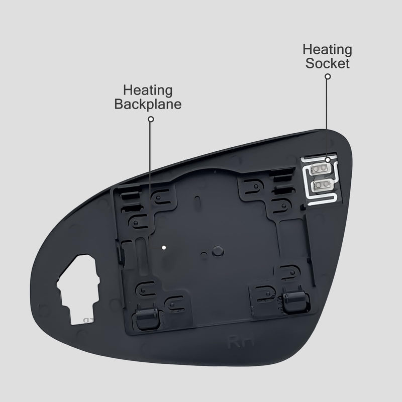 Passenger Side Mirror Replacement For Camry/Camry Hybrid 2012-2017 Avalon 2013-2018 - Side Mirror Glass Heated Mirrors for Camry- Side Mirror Replacement for Camry Accessories Right (Passenger Side)