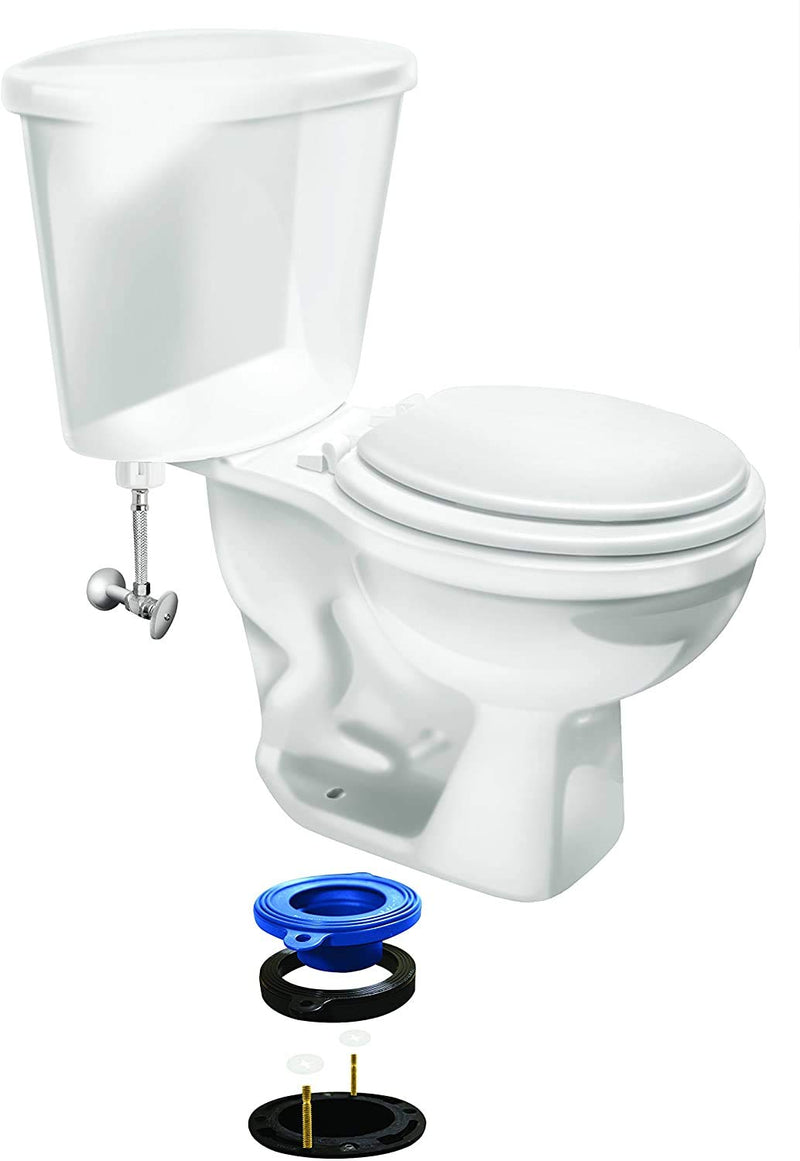 Fluidmaster 7530P8 Universal Better Than Wax Toilet Seal, Wax-Free Toilet Bowl Gasket Fits Any Drain 2 Pack