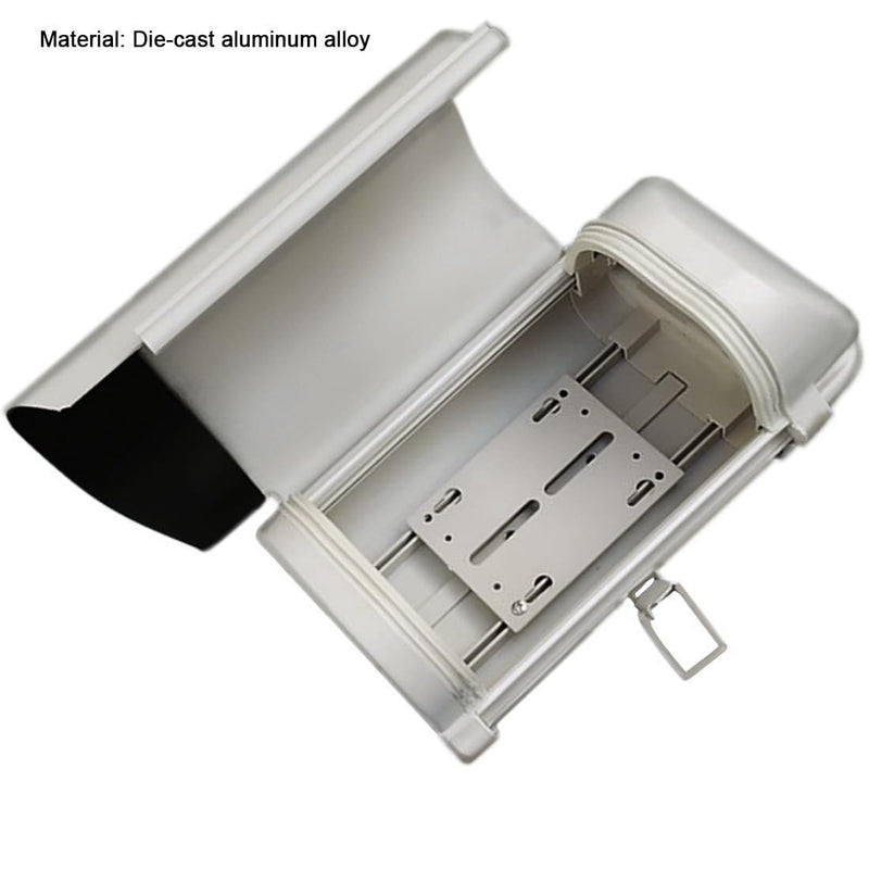 CCTV Security Housing Indoor Outdoor Camera Box, 1-Pack Aluminium Alloy 6 inch/8 inch/10 inch/12 inch IP65 Weatherproof Junction Box Camera Mount Enclosure Dust Cover Case (6 inch)