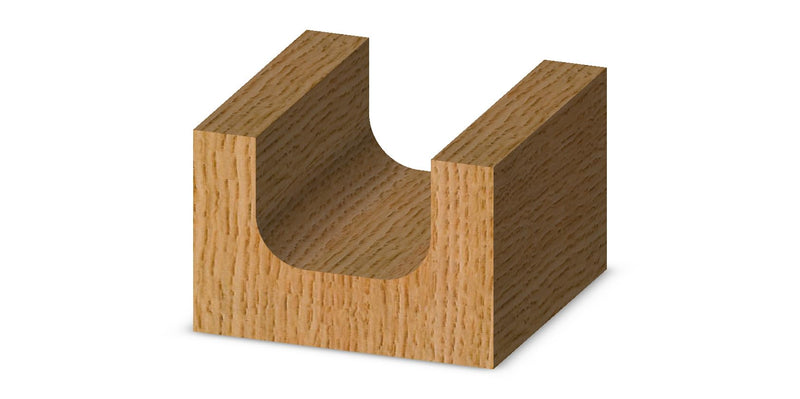 Whiteside Router Bits 1370 Bowl and Tray Bit with 1/8-Inch Radius, 7/16-Inch Cutting Diameter and 5/16-Inch Cutting Length