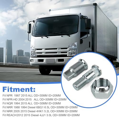 Wheel Nuts & Stud; Kit Rear Left Side (LH)