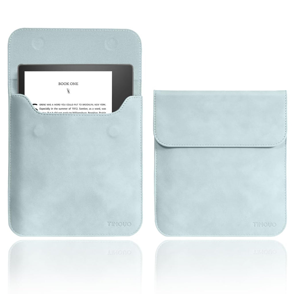 TiMOVO 7 Inch Sleeve for Kindle Oasis, Protective Insert Sleeve Case Cover Bag for Kindle Oasis 10th Generation 2019 / 9th Generation 2017, Light Blue