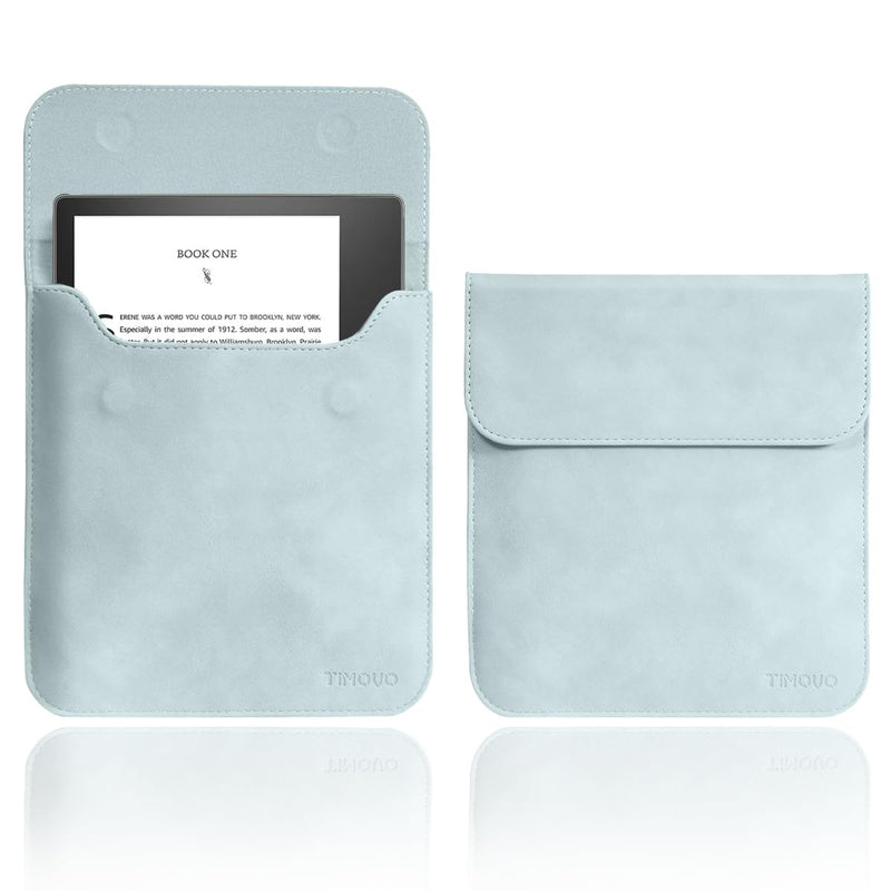 TiMOVO 7 Inch Sleeve for Kindle Oasis, Protective Insert Sleeve Case Cover Bag for Kindle Oasis 10th Generation 2019 / 9th Generation 2017, Light Blue