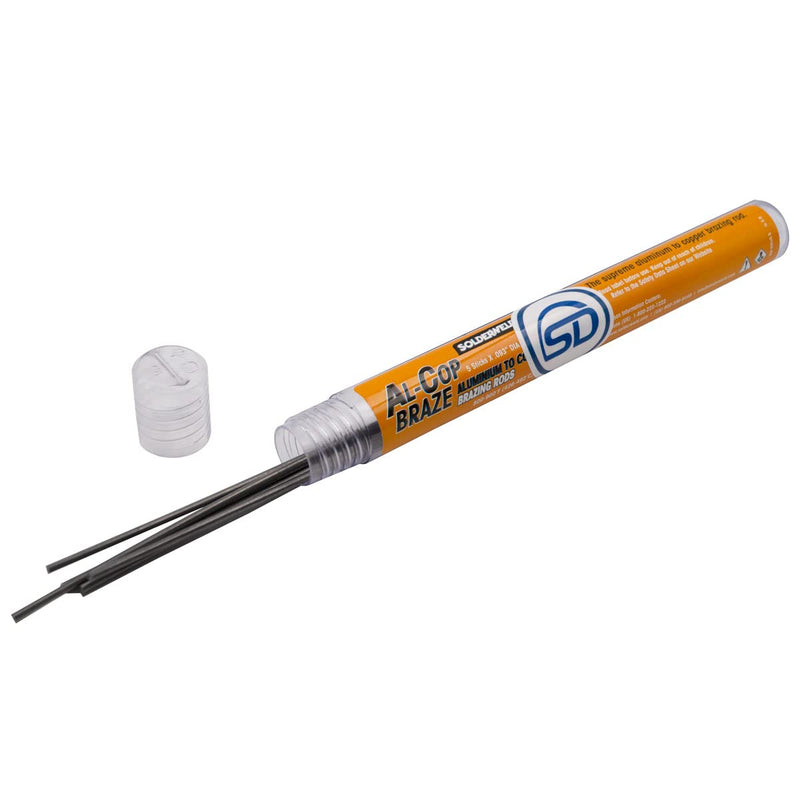 Supplying Demand SW-ALCU5.5 5 Rod Pack Aluminum to Copper or Brass 8 Inch Brazing Rods Appliance Refrigeration HVAC