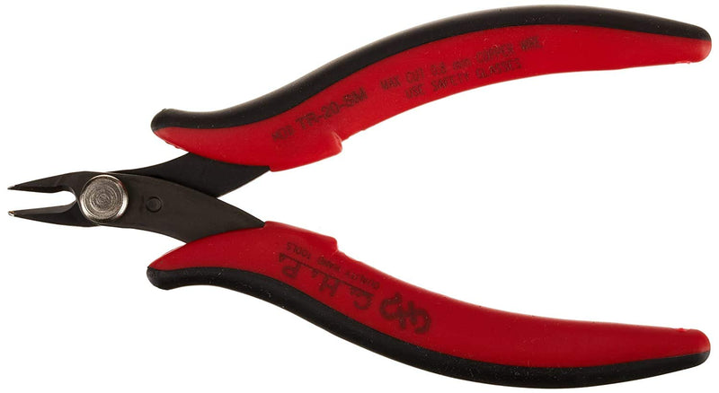 Hakko CHP TR-20-SM Slim Head Micro Soft Wire Cutter, Flush-cut, 2.0mm Hardened Carbon Steel Construction, 21-Degree Angled Jaw, 8mm Jaw Length,20 Gauge Maximum Cutting Capacity (3 Pack)