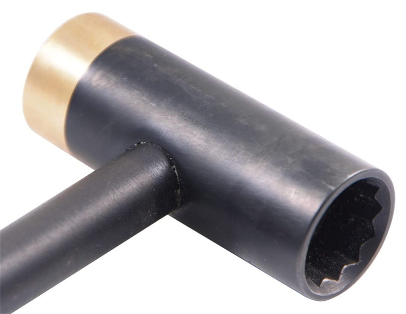 HHIP 3129-0010 3/4 Inch Hex Drawbar Hammer, 11-1/4" Length, Black