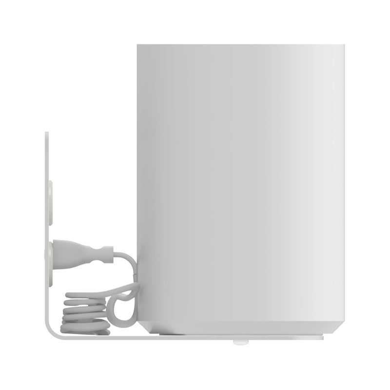 Kestrel Designs Outlet Shelf Speaker Mount - Heavy Duty Shelf Holds Devices up to 12 lbs - DIY Install Works with Standard Outlets - Perfect for Sonos & Other Smart Speakers (White) White