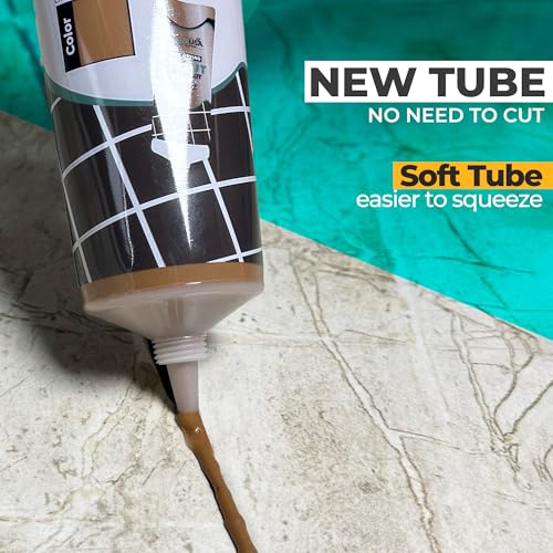 PentaUSA Premixed Tile Grout Repair - Beige Brown (8.8oz/250g)