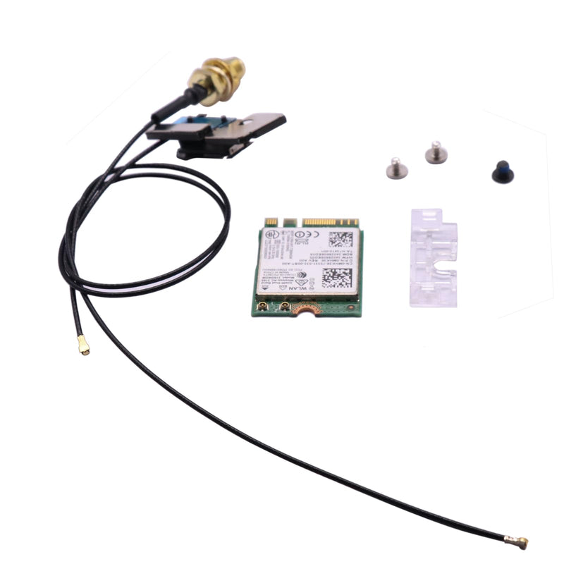 BestParts WiFi Card Wireless Antenna Cable KIT Replacement for Dell Optiplex 7050 7060 3060M 3070M 3690 Micro WiFi Cable Antenna 3165NGW