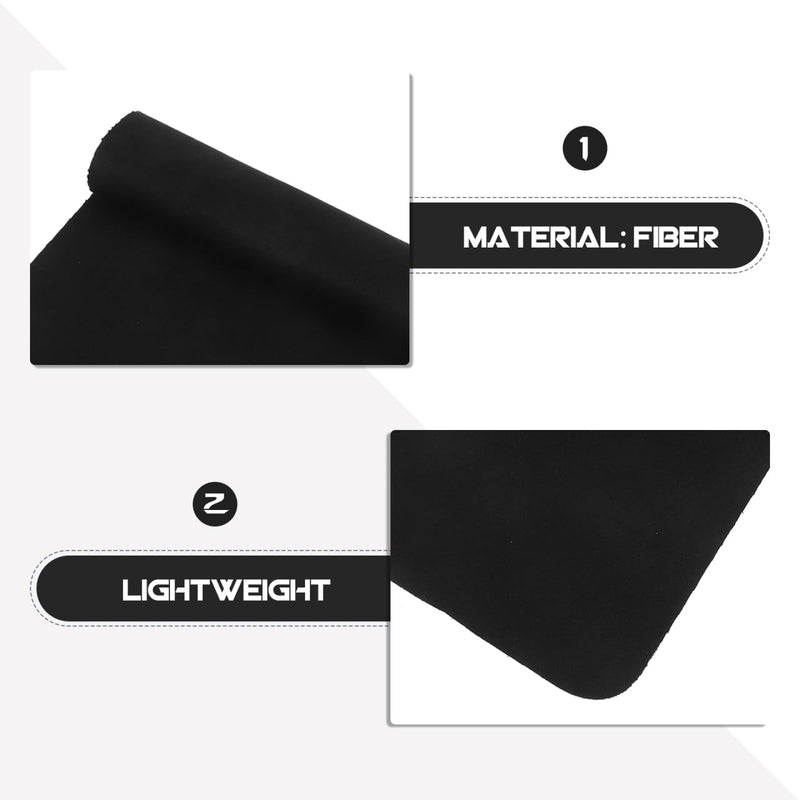 5pcs Vinyl Record Cleaning Cloth and CD Clean Cloth for Turntable Maintenance, Black Small Size Fiber Towels for Vinyl Album and CD Surface Care, Anti-Static Cleaning Accessories