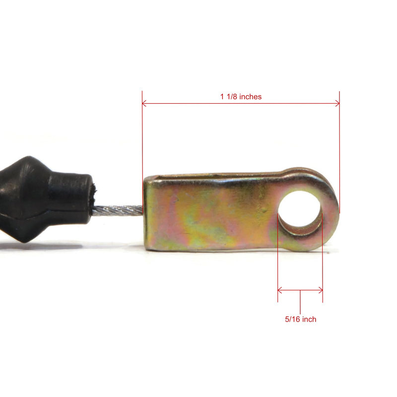The ROP Shop | Accelerator Cable for 1991 Yamaha G2 & G9 Throttle to Governer Golf Cart Engines