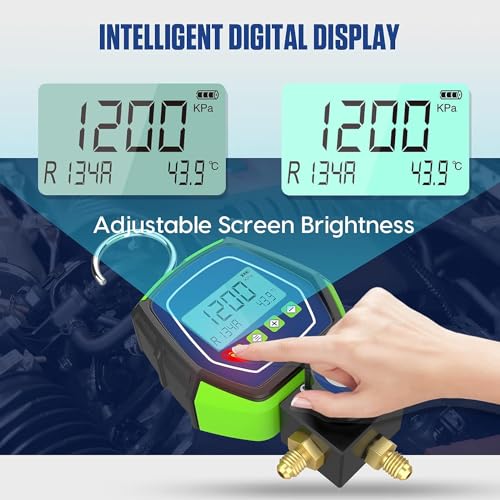L202 Digital HVAC Manifold Gauge for Auto & Home AC Single Test Data