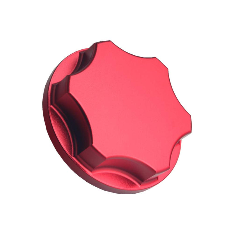 DEWHEL Billet Aluminum Oil Fill Cap for 1999-2010 Ford Powerstroke Diesel 6.0L 7.3L 6.4L (Red) Red